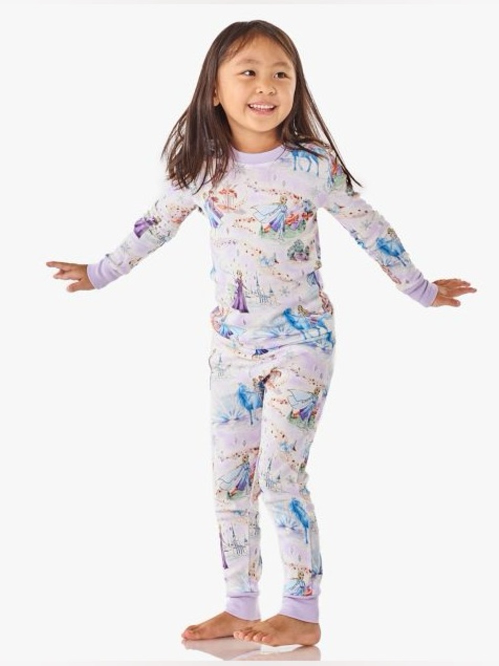 Pottery barn kids Frozen Disney Frozen Enchanted Organic Cotton Pajama Set 4T